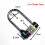 4-Digit Combination Padlock Black Mechanical Lock for 2