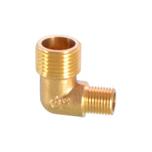 Brass Elbow Connector Female x Male 1 piece