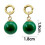 Potara Earrings Anime Ear Clips for Men 2 pcs 3