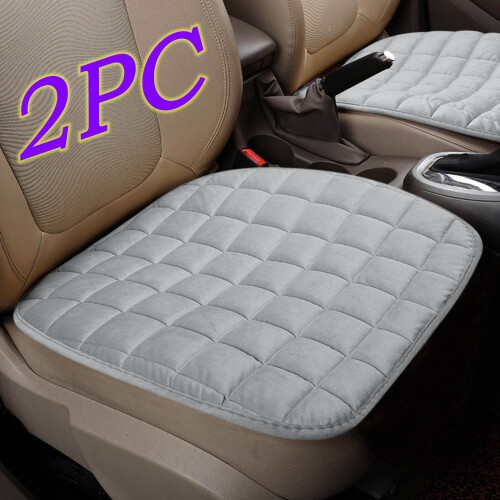 Car Seat Cushions Soft with Storage Pocket 2-Pack