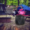Outdoor Fireplace Cover 420D Polyester Black 1 Set 8