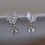 925 Silver Cubic Zirconia Drop Earrings 1 Pair 2