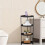 Freestanding Corner Storage Rack Bathroom Toiletries Shelf 6