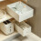 Dresser Drawer Slides White 4-Piece Set 3