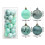 Christmas Ornaments Plastic Balls 24pcs Red Green White 3