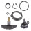 Starter Shaft Kit Silver for Moped Engine Repair 1 Set 7