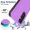 Defender Case for Samsung Galaxy A25 5G Purple Rugged 5
