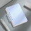 Sky Blue A7 Notebook 80 Sheets 100GSM College Ruled 4