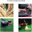 Men's Leather Work Gloves Adjustable Wrist Palm Patch 4