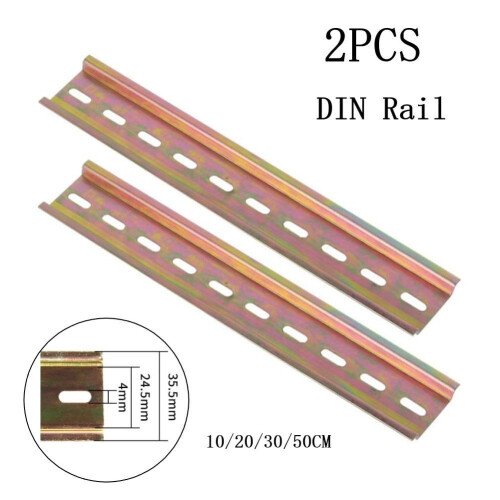 Slide Rail DIN Rail Slotted for Circuit Breaker Mounting 1