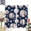 Baseball Curtains Blue Ball Pattern Thermal Insulated 2 4