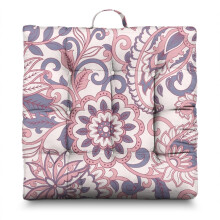 Paisley Meditation Cushion Boho Square 22 x 22 inches