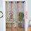 Rainbow Glitter Door Curtain with Silver Thread Boho Beaded 3