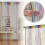 Door String Curtain with Silver Glitter Thread Cloth Ribbon 2