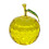 Glass Apple Ornament Faceted Crystal Design 2