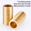 Brass Running Nipple Fitting 25mm G3/4 Thread Gold 6x60mm 4