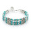925 Silver Tibetan Turquoise Open Bangle Bracelet 1 Piece 8