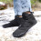 Women's Snow Boots Black Size 8 Square Toe Zip 2