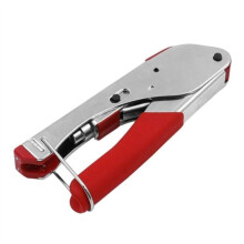 Crimping Pliers with Spring and Rubber Handle for RG59 RG6