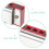 Red Metal Harmonica 20-Tone Portable Wind Instrument 8