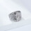 Women's Stainless Steel Wedding Band Ring Silver Size 8 3