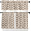 Brown Kitchen Curtains and Valances Set Modern Vintage 36 2