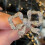 Sterling Silver Curved Butterfly CZ Thumb Ring 1