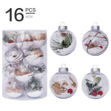 Shatterproof Silver Christmas Ball Ornaments 50-Pack