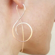Vintage Chic 925 Silver Ear Hook Earrings 1 Pair