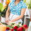 White Half-Length Apron Polyester-Cotton 1 pc 7