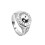 Yin Yang Ring Stainless Steel Silver Size 11 1
