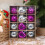 Disco Mirror Ball Ornament Silver Pink Heart Round 1 Pack 1