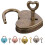 Metal Heart-Shaped Drawer Suitcase Padlock 1