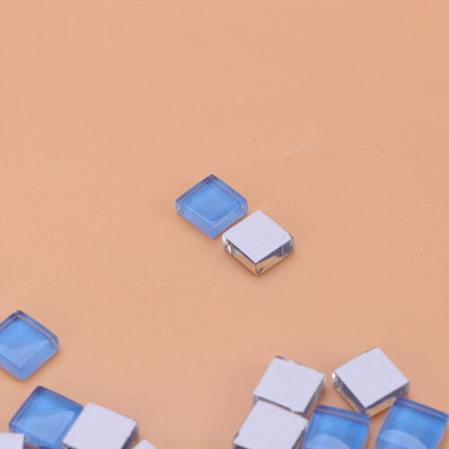 Light Blue Plastic Square Tiles for Home Decoration 100 Pcs 1