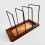 Vinyl Record Storage Holder Rustic Display Rack 1 Unit 6