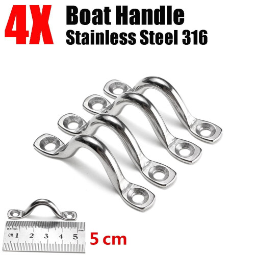 Stainless Steel Wire Eye Strap Handle 4 pcs
