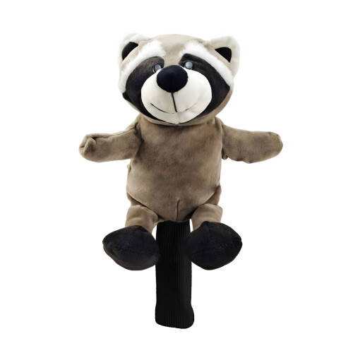 Wood Golf Driver Cover Replacement Sleeve Raccoon 1