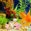 Aquarium Decorations Dark Coral 9-Piece Set 1
