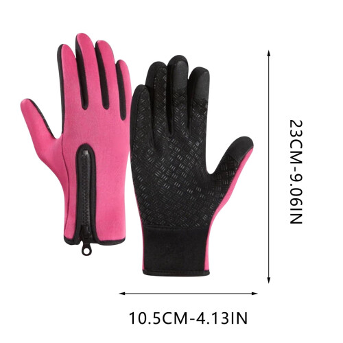 Waterproof Windproof Thermal Gloves Fleece Lined Touch 2
