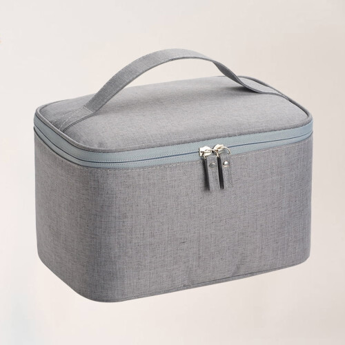 Supvox cosmetic organizer bag grey waterproof portable 1