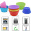 Mini Silicone Cupcake Liners Reusable 24-Pack 2