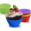 Mini Silicone Cupcake Liners Reusable 24-Pack 4