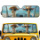 Jeep Windshield Sun Shade Giraffe Print UV Heat Blocking 1