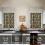 Kitchen Curtain Set Bamboo Maple Pattern Polyester 3-Pc 4