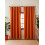 Orange Light Blocking Curtains Polyester 132x260cm 2