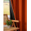 Orange Light Blocking Curtains Polyester 132x260cm 3
