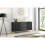 Creative Furniture Tide Crest 140cm Black Sideboard Gold - Modern Fluted Design 5