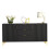 Creative Furniture Tide Crest 140cm Black Sideboard Gold - Modern Fluted Design 8