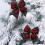 Christmas Plaid Bows Decoration Set, 12 pcs 2