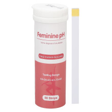 Disposable pH Test Strips for Women 50 pcs